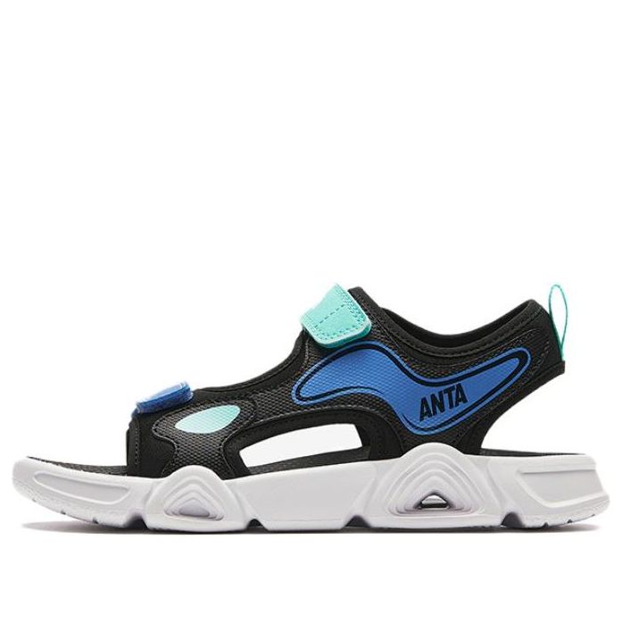(GS) ANTA Sandals 'Black Teal Blue' A312426933-3
