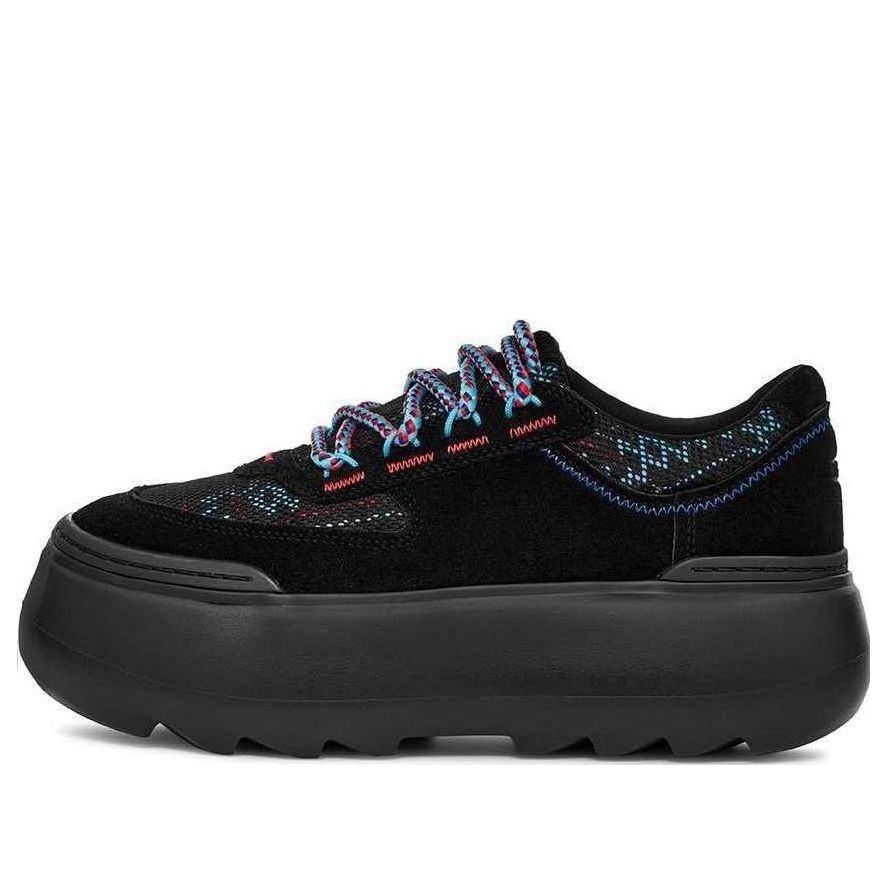(WMNS) UGG Marin Mega Lace Heritage Braid 'Black' 1136842-BLK