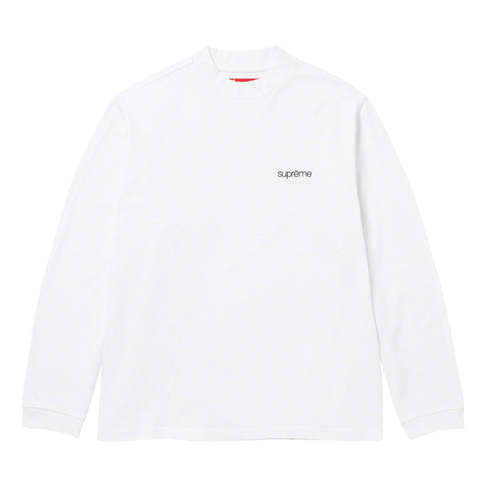 Supreme Mock Neck L/S Top 'White' SUP-FW23-259