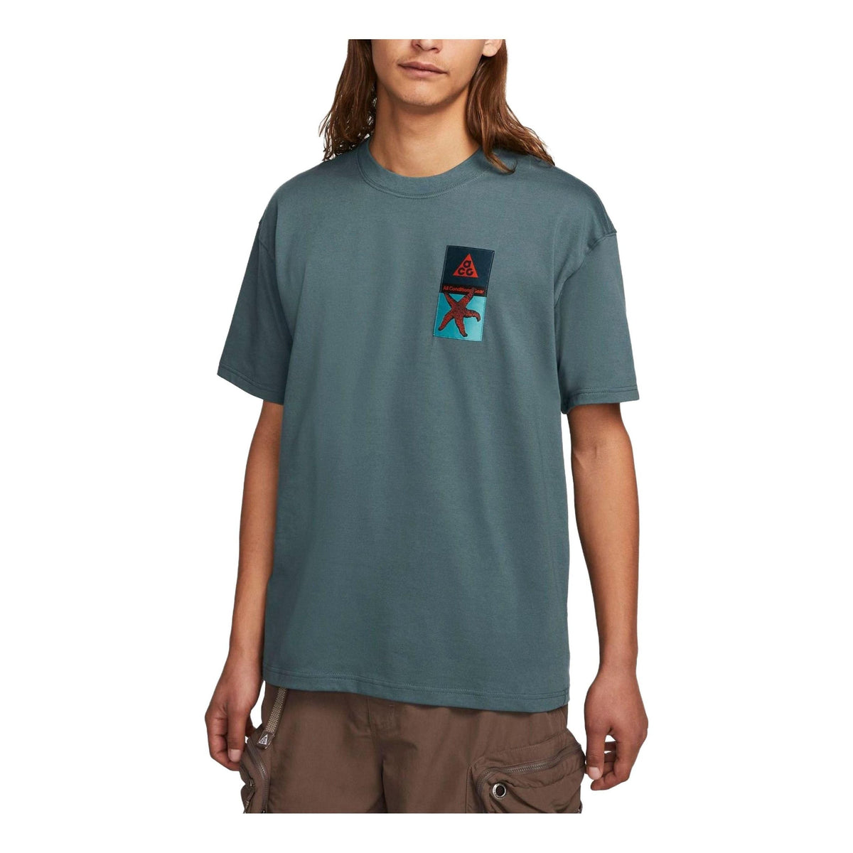 Nike x ACG Patch T-Shirt 'Faded Spruce' DX9443-309