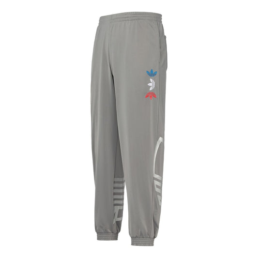 adidas originals Metallic Track Pants Logo Sports Pants Gray FS7324