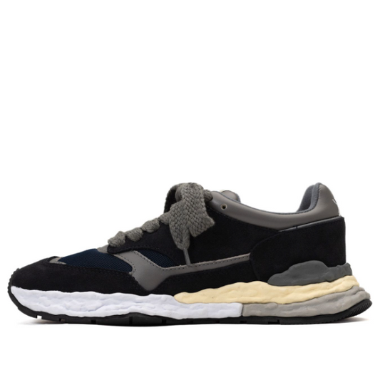 Maison MIHARA YASUHIRO GEORGE OG Sole Mix Material Low-top Sneaker 'Navy' A10FW701-NAVY