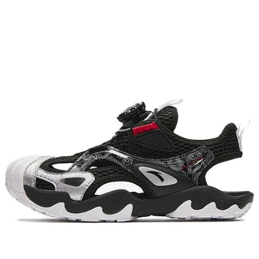 (GS) ANTA Outdoor Sandals 'Black Silver White' A312426909-2