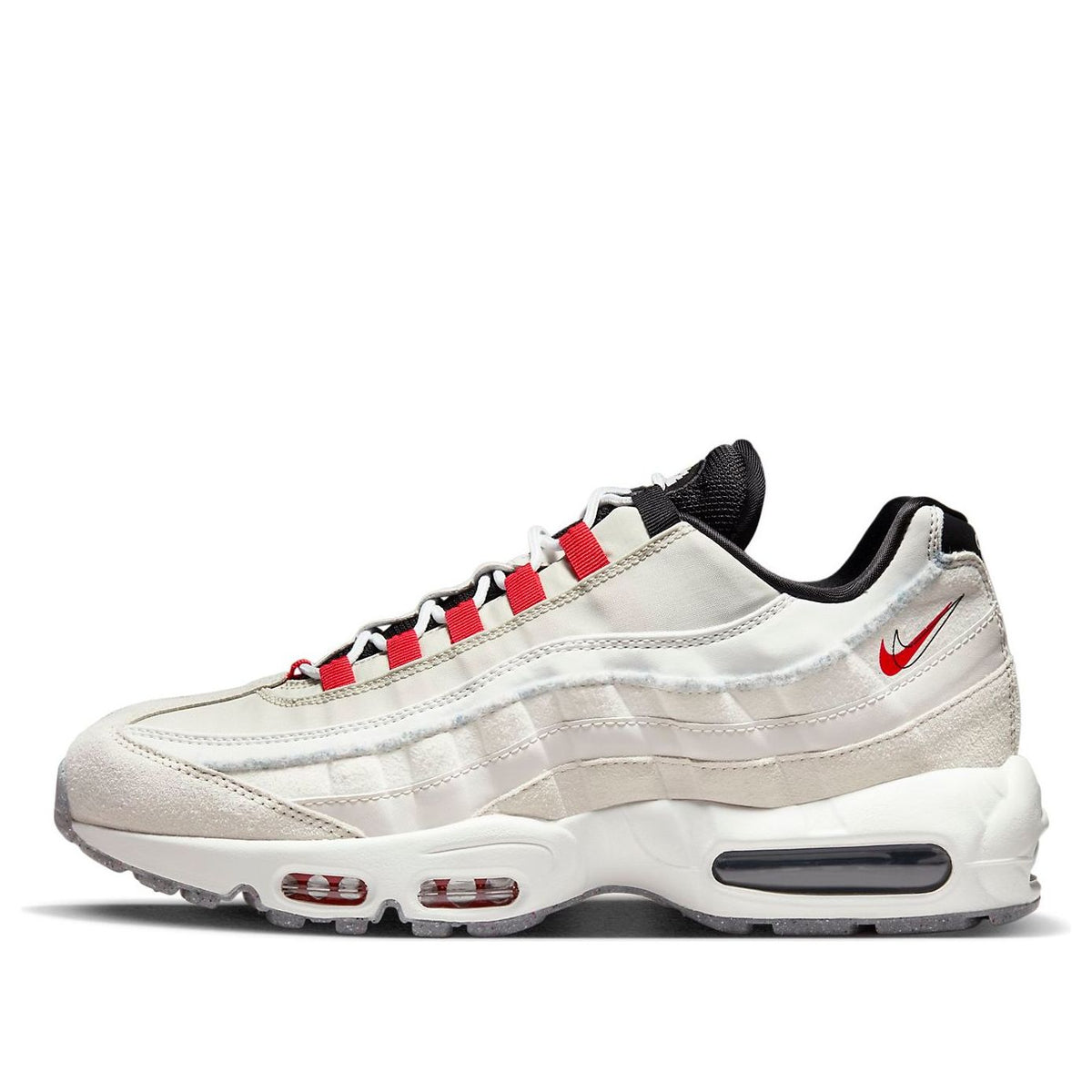 Nike Air Max 95 SE 'Double Swoosh - Light Bone Habanero Red' DQ0268-002
