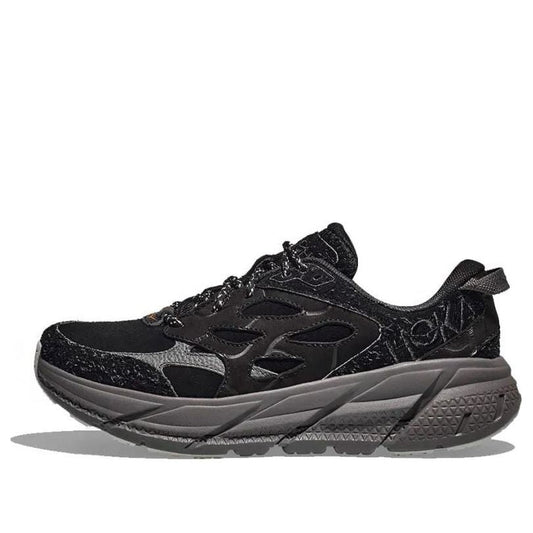 HOKA ONE ONE Clifton L 'Elite Terrain System Black Satellite Grey' 1150910-BCKST