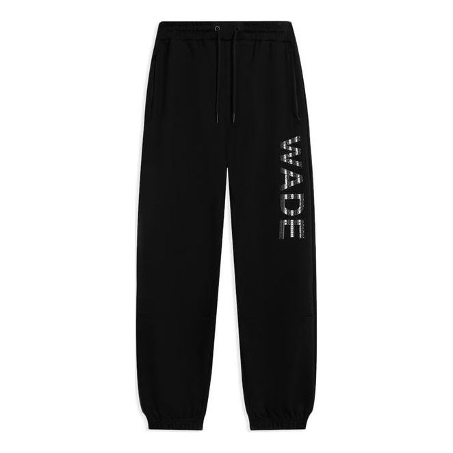 Li-Ning Way Of Wade Graphic Sweatpants 'Black' AKLS817-1