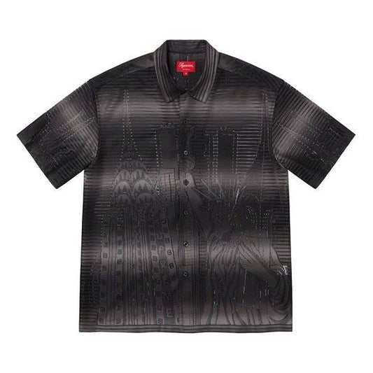Supreme Liberty Lace S/S Shirt 'Black Grey' SUP-SS21-853