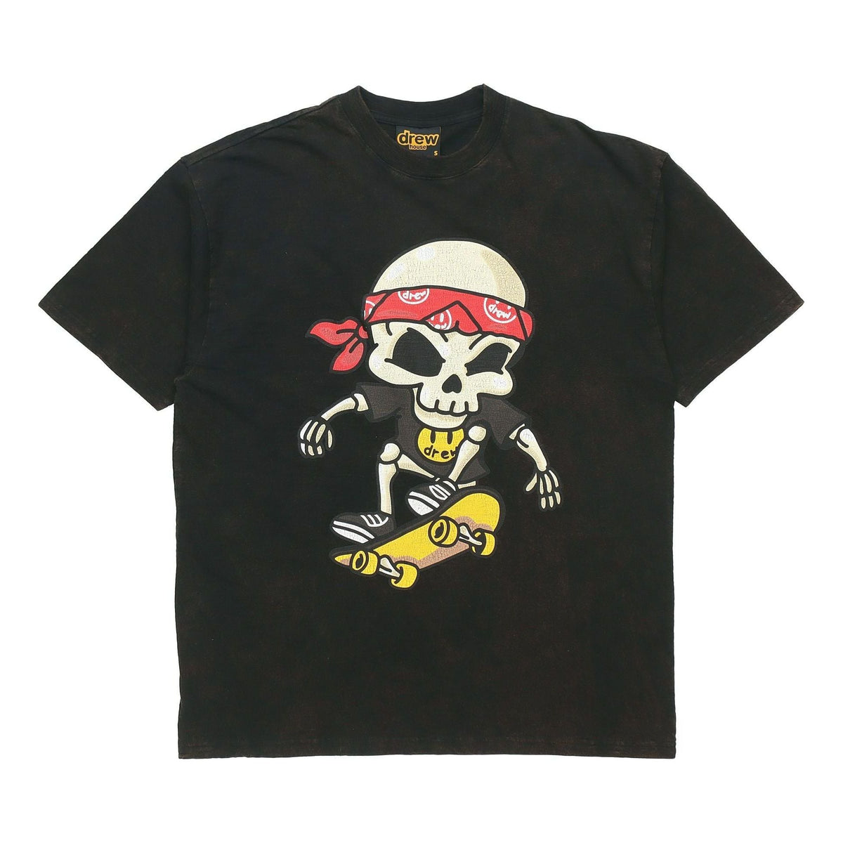 Drew House Hearty Vintage T-shirt 'Black' DR-SS21-46