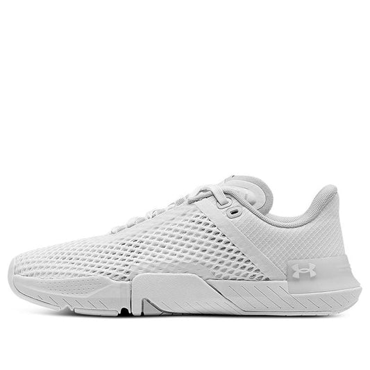 (WMNS) Under Armour TriBase Reign 4 'Triple White' 3025053-100