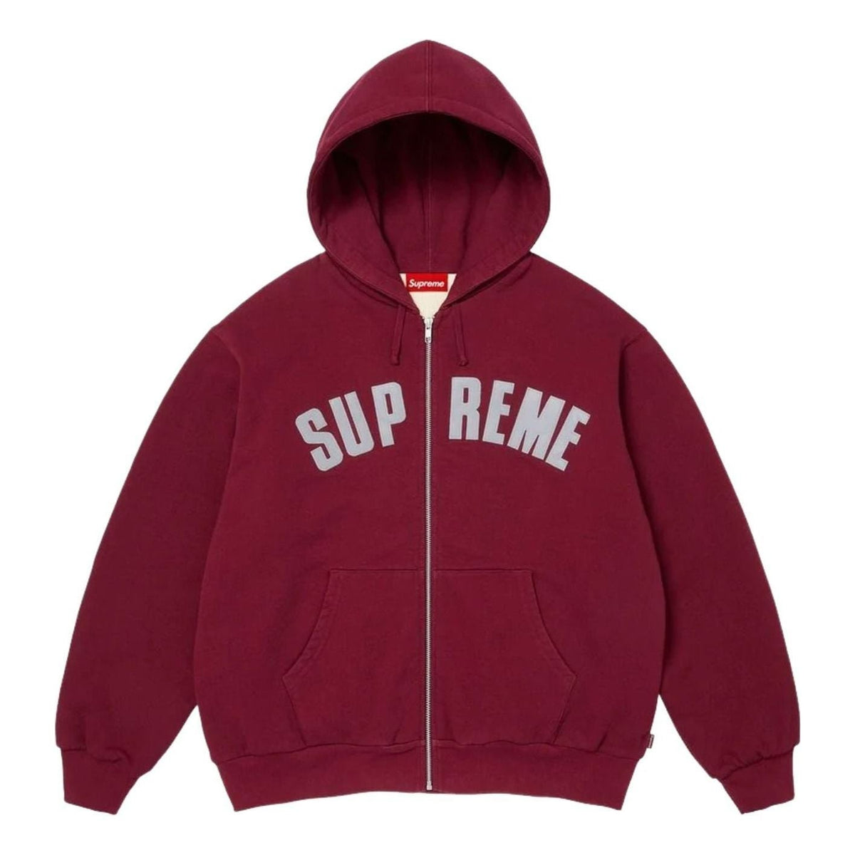Supreme FW26 Arc Thermal Lined Zip Up Hooded Sweatshirt 'Cardinal' SUP-FW26-074-CDL - Supreme Professional Edition